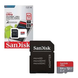 SanDisk Ultra MicroSDHC 64GB Class 10 - Kartu Memori MicroSD