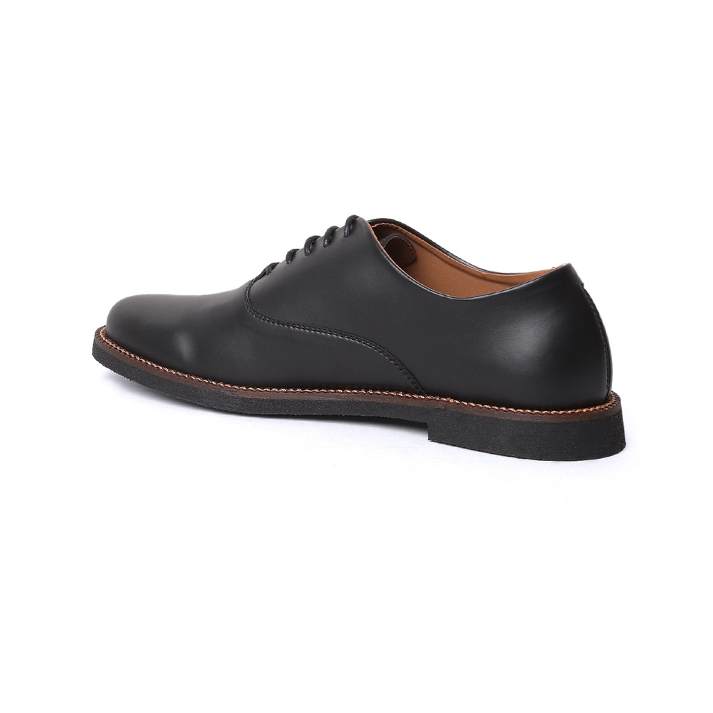 Wirken Oxford | Sepatu Pantofel Pria Hitam Klasik Kulit Men Lokal Original Footwear Ori | FORIND x FSTP