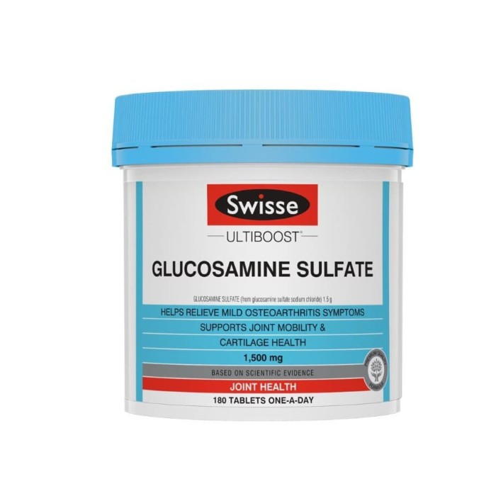 Swisse Ultiboost Glucosamine Sulfate 1500 mg isi 180 Tablets