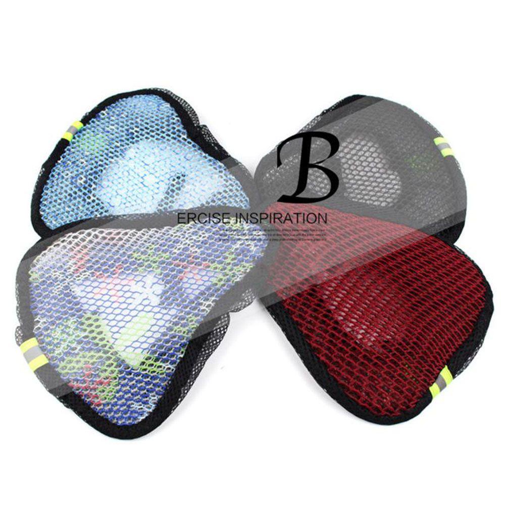 Lanfy Sepeda Saddle Cover Sepeda Bagian Kualitas Tinggi 3D Cushion Mesh Tabir Surya Aksesoris Sepeda Refleksi Malam 3D Kursi Bantal