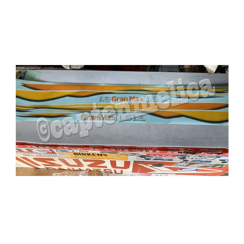 ORI Stiker Sticker Emblem Logo Gran max Pick Pik Up Pikup PickUp Grand Max GranMax GrandMax Tulisan 