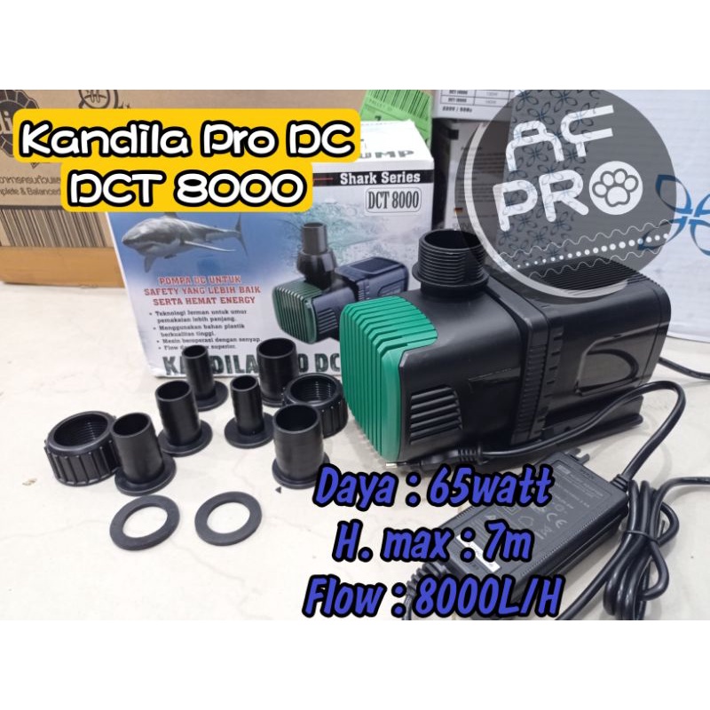 PROMO MURAH POMPA DC KOLAM KOI AQUARIUM KANDILA PRO DCT 8000