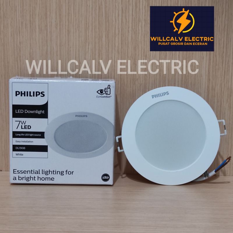 PHILIPS ERIDANI 7W 7 WATT DL-190B / LAMPU DOWNLIGHT PHILIPS ERIDANI DL-190B 7W 7 WATT