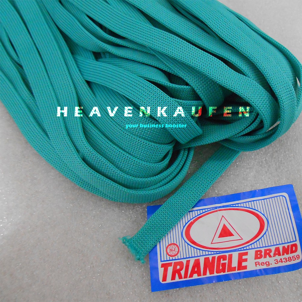 Tali Lebar 1 cm Warna Hijau Tosca Untuk Tali Jaket Hoodie Lanyard Jumper Dll Harga Per Meter