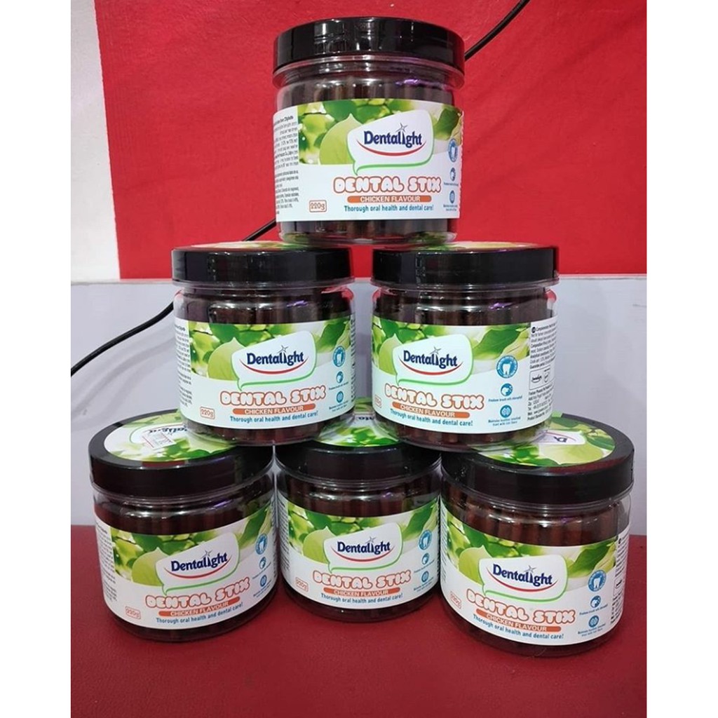 DENTALIGHT DENTAL STIX CHICKEN FLAVOUR - SNACK ANJING