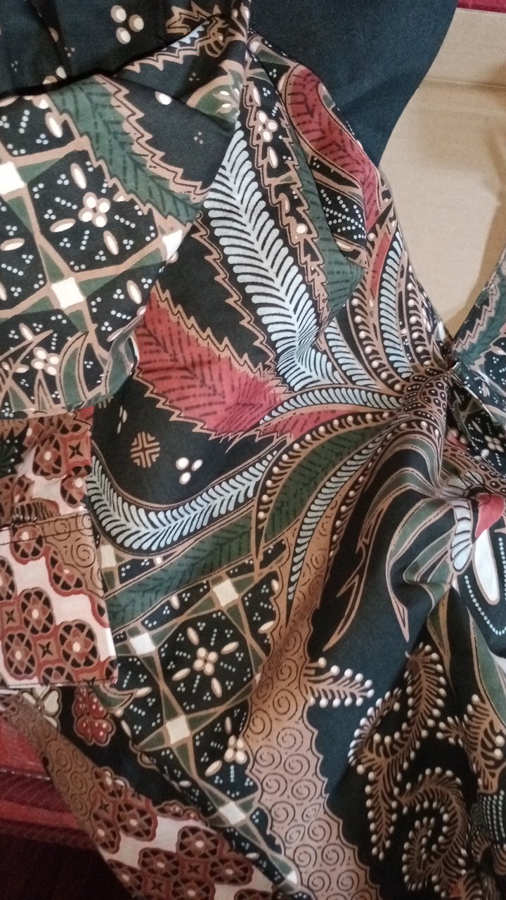 Batik Alisan Prabu Lengan Panjang Produsen Batik Aluna Solo  Pcw 027