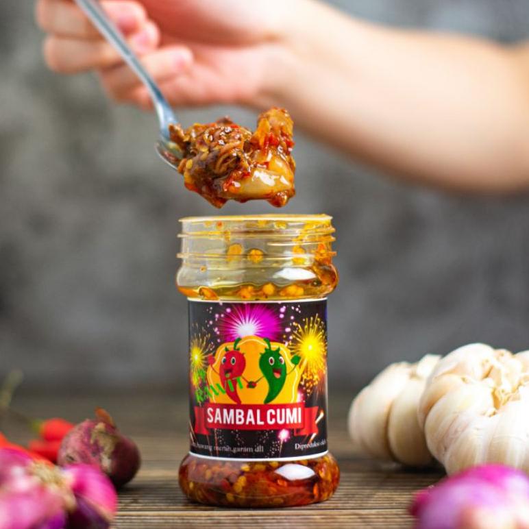 

Stok terbaru Sambal Baby Cumi Pedas tjap rawit .,,.,.,