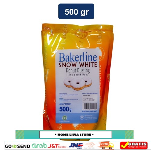 

Bakerline Donut Dusting Snow White 500 gr