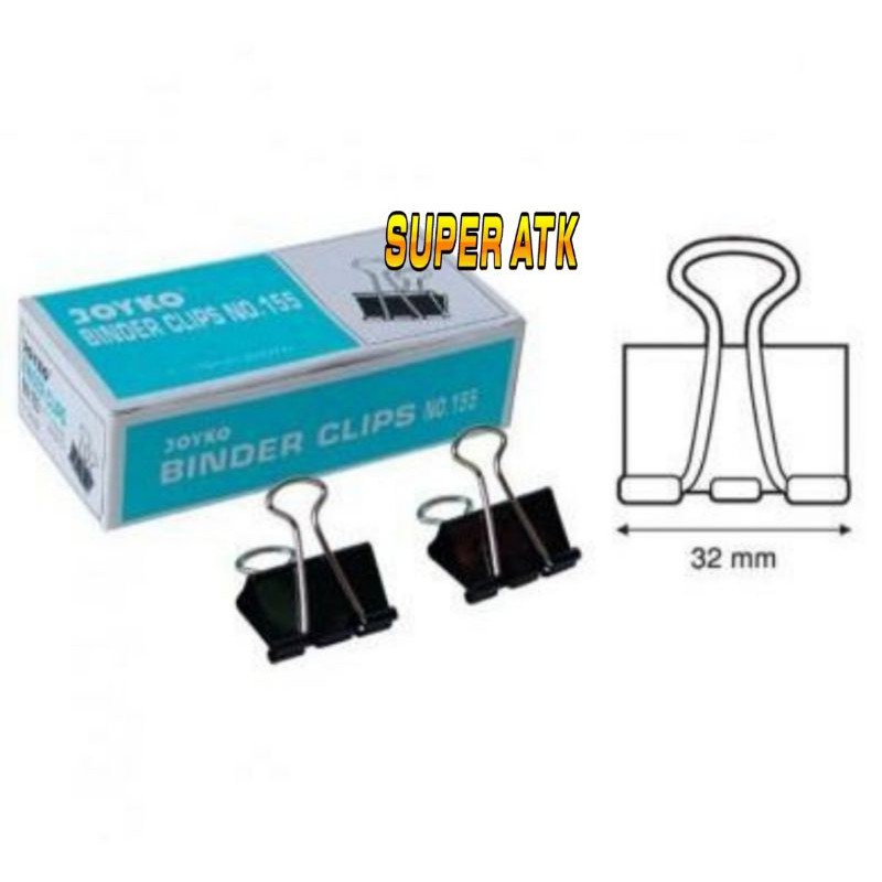 

Binder clip / klip / penjepit kertas Joyko no 155