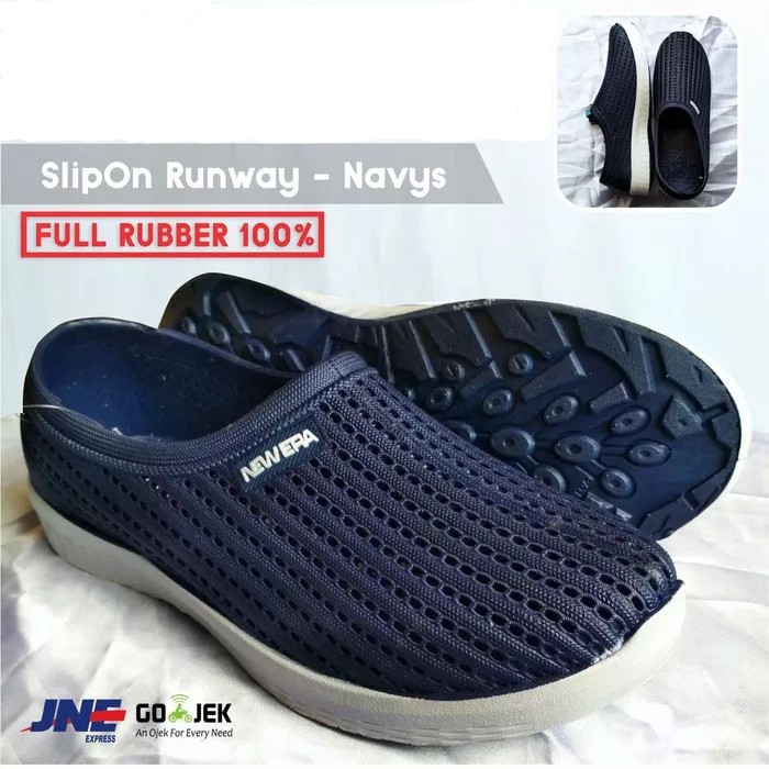 Sepatu karet/sepatu karet pria/Sepatu Pria Kerja Kantor New Era - SLipOn Runway  NEW ERA PROFOUND