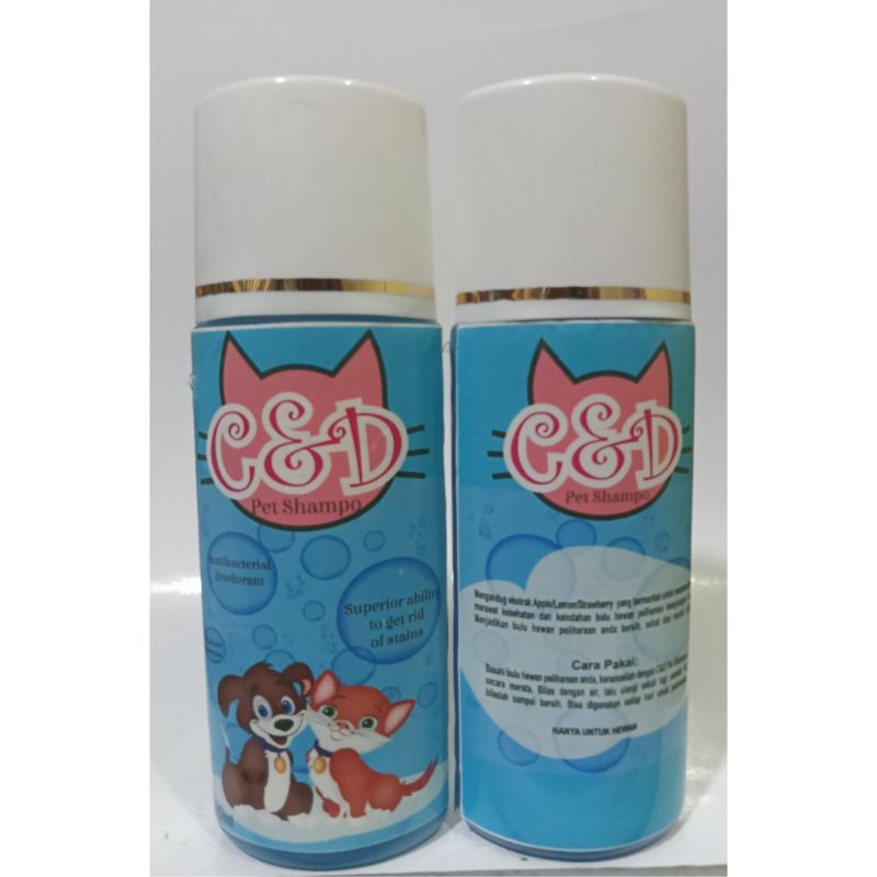 Shampo Kucing 100ml Perlengkapan Grooming Hewan Murah Shampo Perawatan Kucing