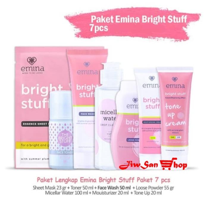 Sale Emina Skincare Bright Stuff Paket Skincare Lengkap - Paling Dicari