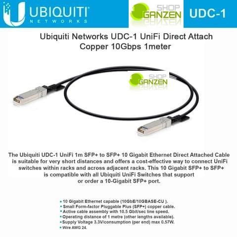 Ubiquiti UDC-1 Unifi Direct Attach Copper 10Gbps 1meter