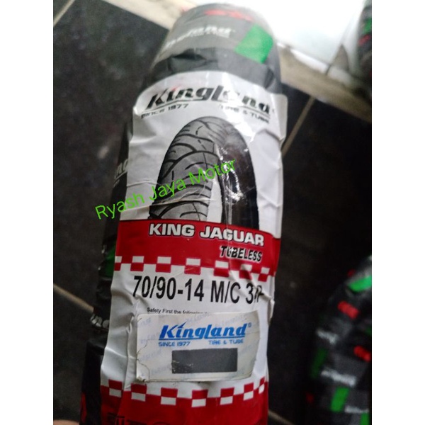 Ban Tubeless depan Kingland 70/90-14 for Mio M3/rc/Xeon/Mio smile/Mio J/Mio soul GT 125/X-ride/Fino/