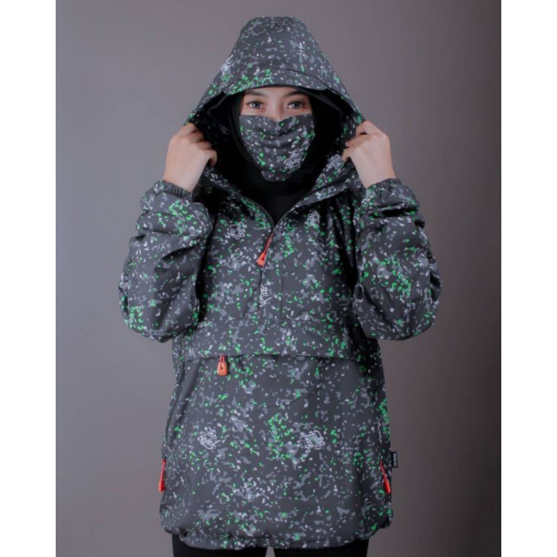 GRATIS MASKER JAKET CAGOULE PRIA UNISEX SUBLIME FULL PRINTING - JAKET WATERPROOF GUNUNG ANTI AIR