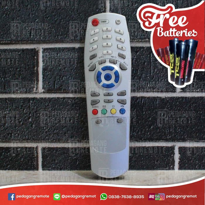 Promo Remot/Remote TV Parabola OrangeTV Orange TV Silver KW Murah Banget