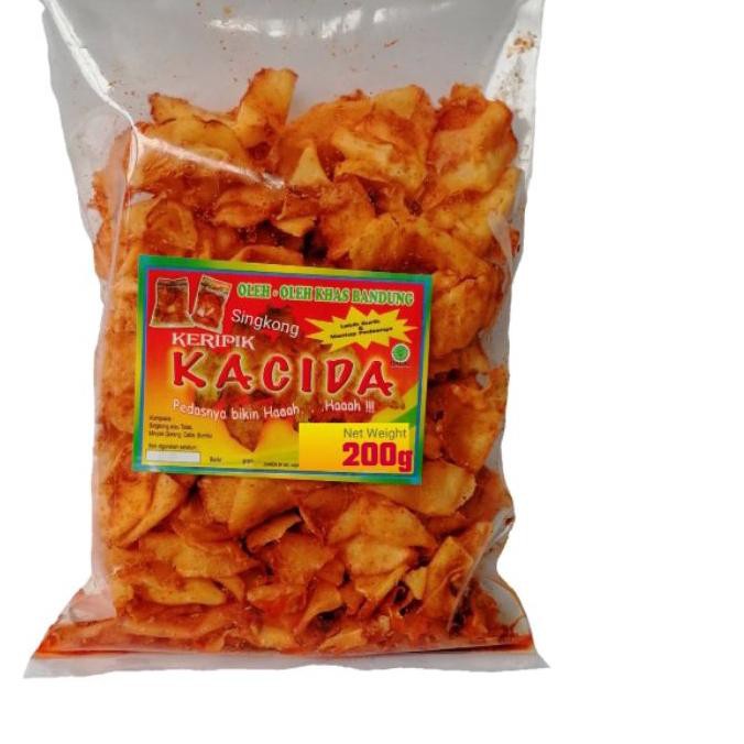 

Bisa COD KERIPIK SINGKONG PEDAS KACIDA BANDUNG 200g