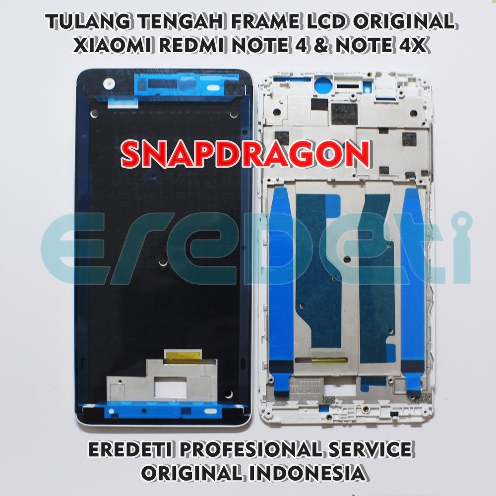 Tulang Tengah Frame Lcd Original Xiaomi Redmi Note 4 Note 4x