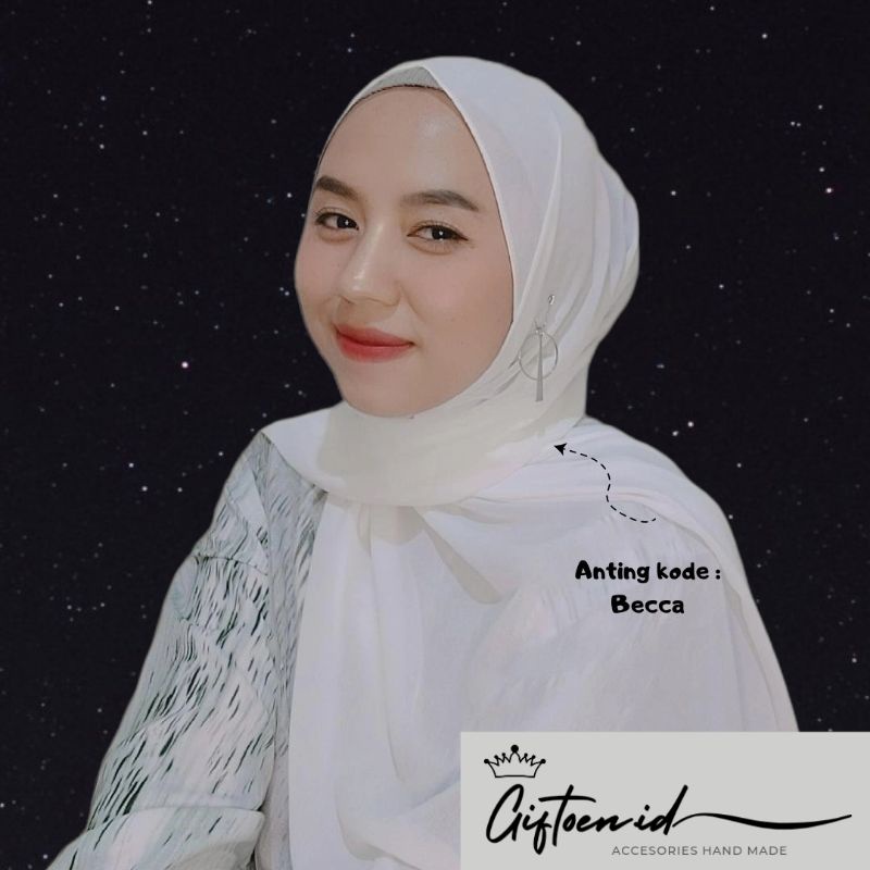 Anting Hijab Anting Fashion Elegant by giftoenacc