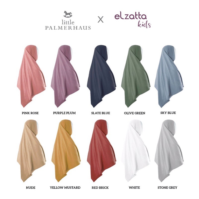 Little Palmerhaus Hijab ELZATTA Kids Madina (1pcs/pack) Hijab Anak Kerudung Anak