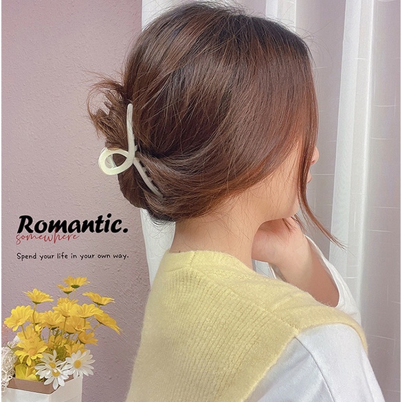 Jepit Rambut Jedai Korea Perempuan Model Polos Aksesoris Hiasan Rambut Wanita Bahan Plastik fashion korea AK138