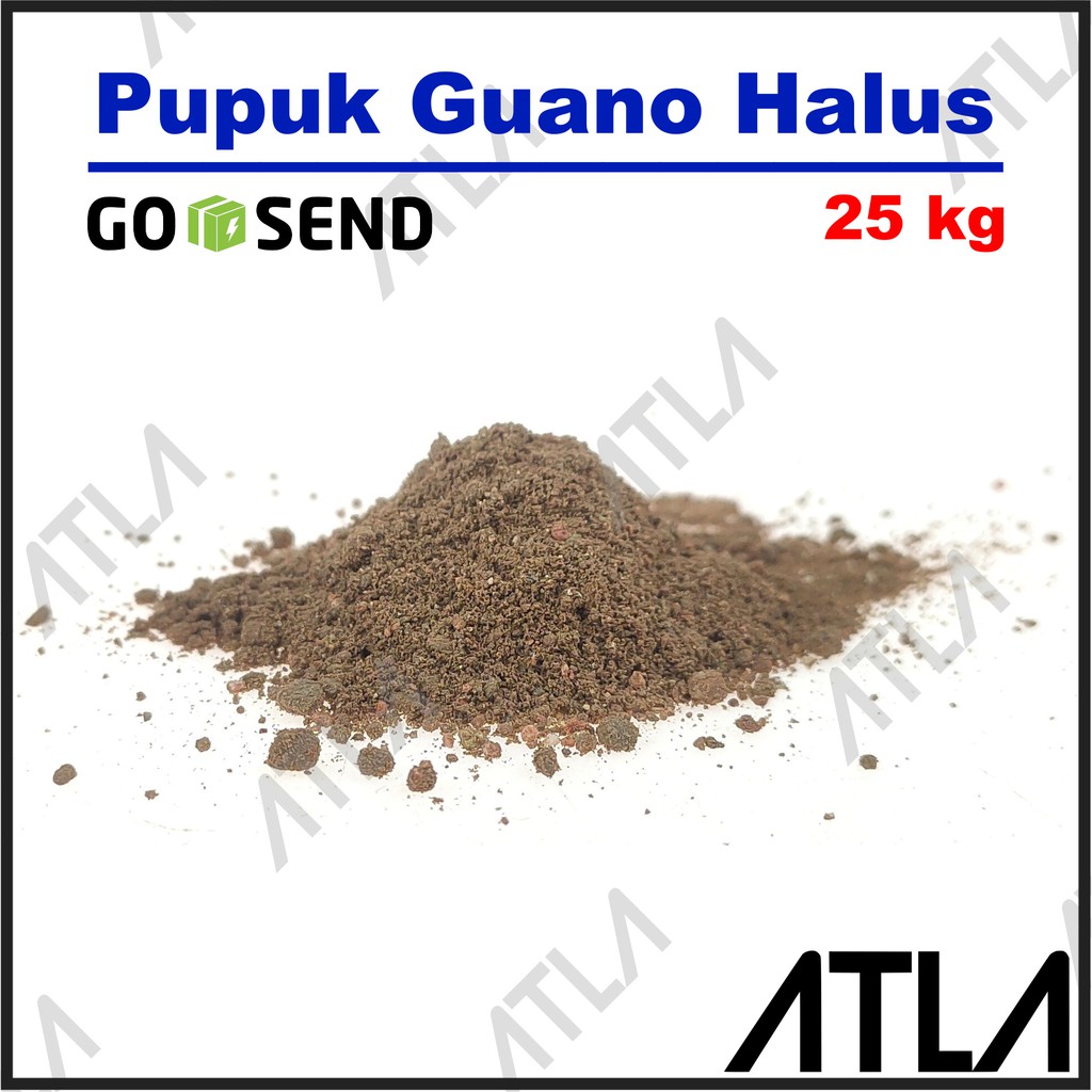GOJEK ONLY Pupuk Guano Halus 25Kg NPK Organik Kotoran Kelalawar FN021