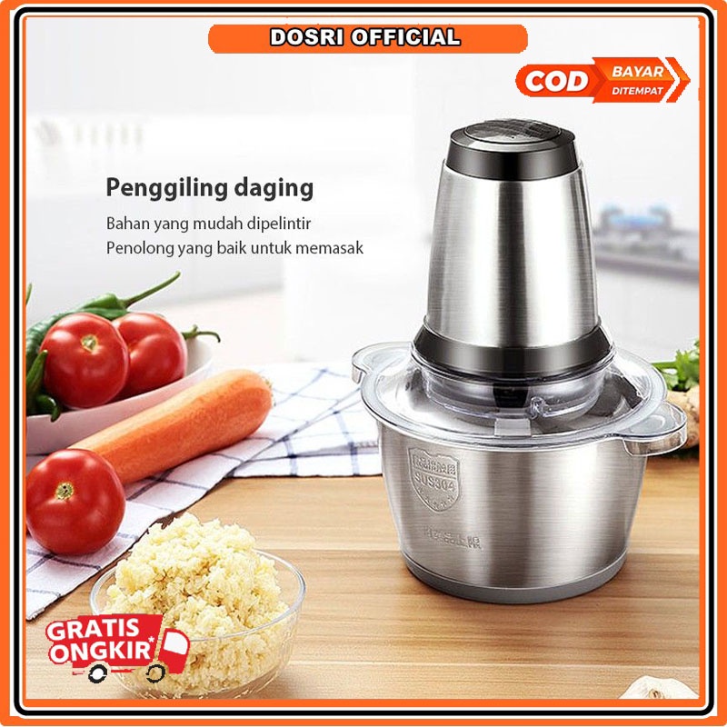 [ BISA COD ] Blender Daging MJ Cooper bahan Stainless Steel