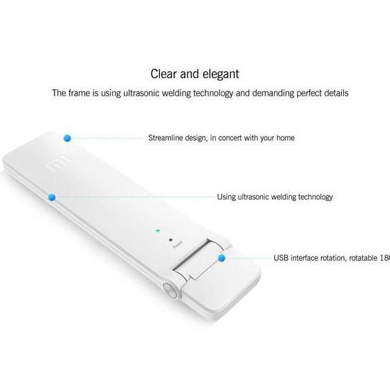 ✦47958§ Xiaomi Wifi Extender 2 - Penguat Sinyal - Repeater Usb Amplify Range Extender 2 New