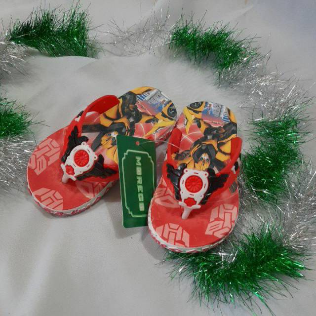 Sandal anak plastik laki-laki tobot  SIZE 24,26