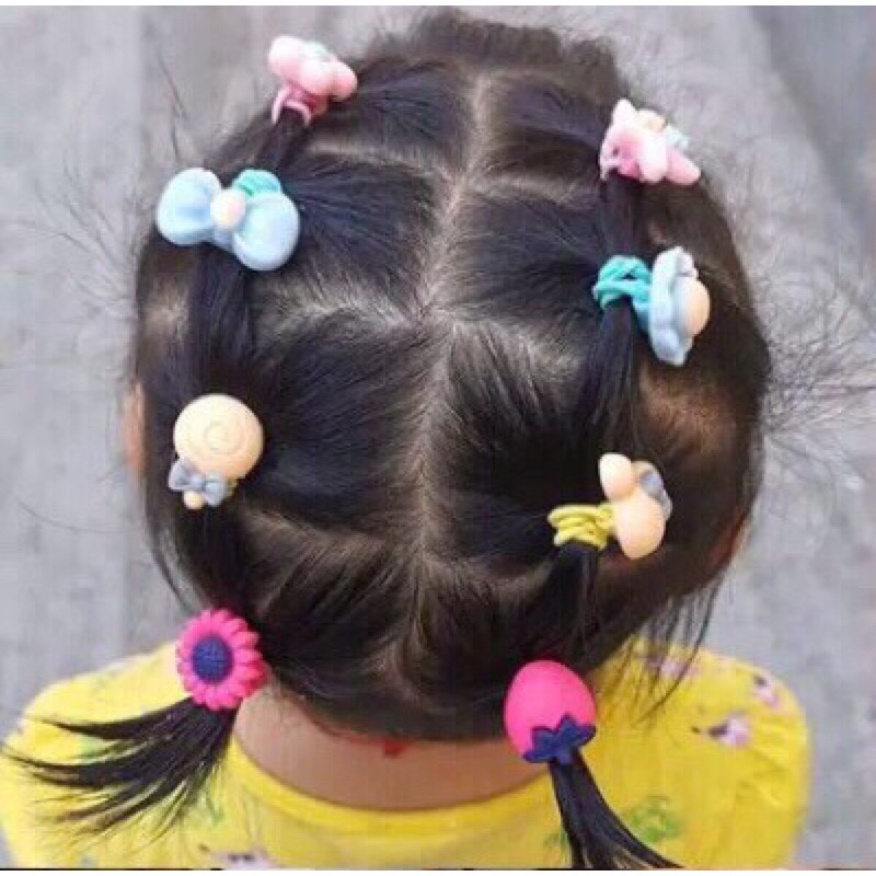 ikat rambut anak lucu bahan bagus