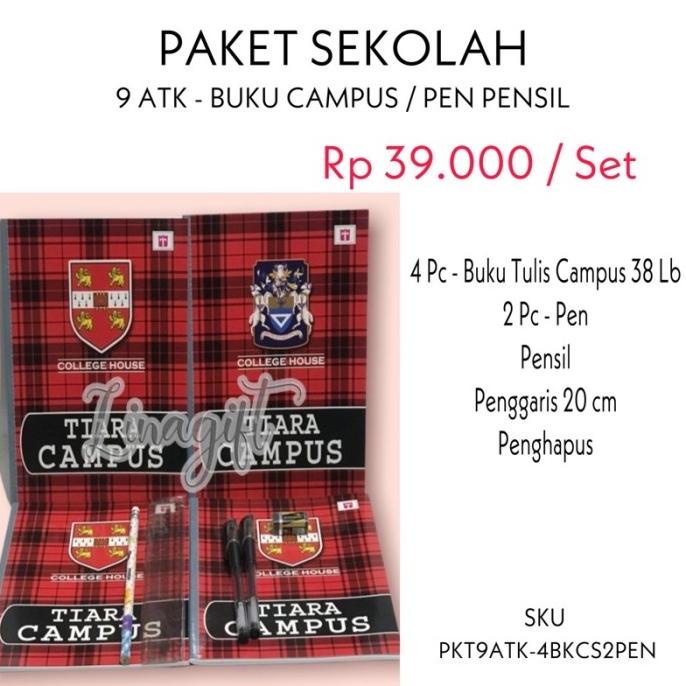 

PAKET ALAT TULIS SEKOLAH MINIMALIS 5 MACAM