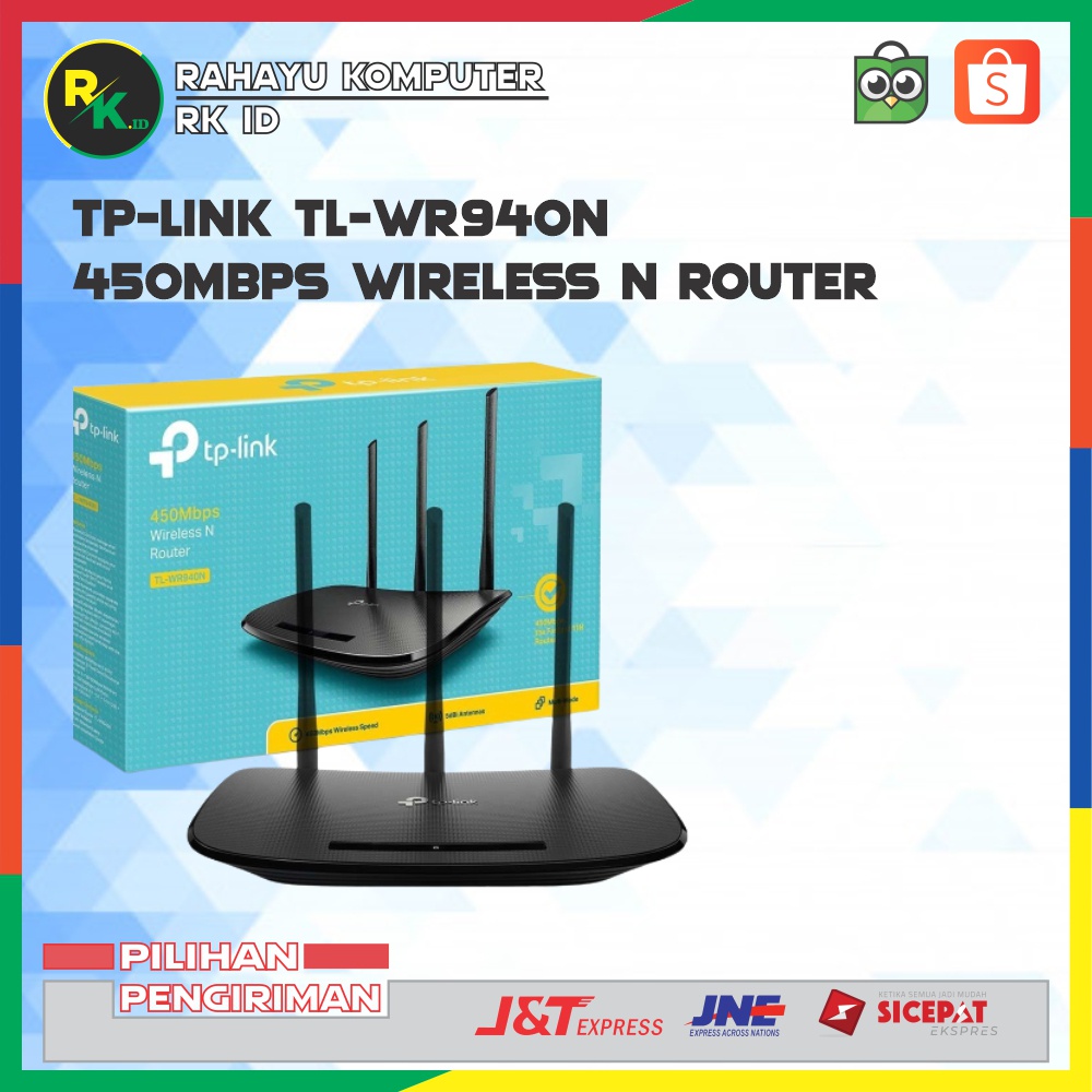 Wireless Router Tplink WR940N / TP-Link WR-940N 450 Mbps