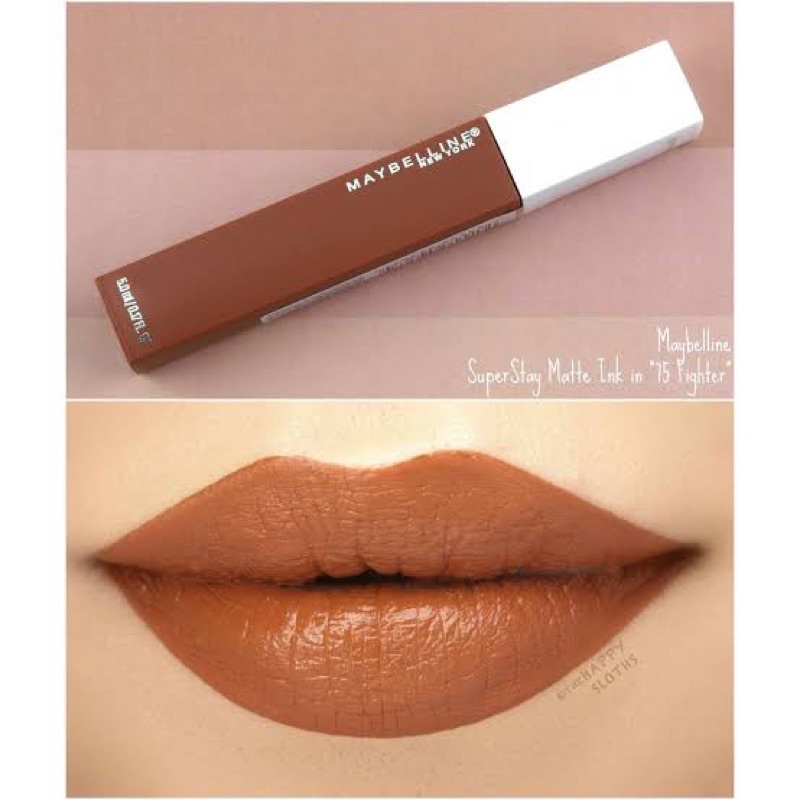 MAYBELLINE SUPERSTAY MATTE INK 75 FIGHTER