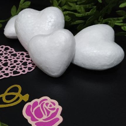 Gabus Styrofoam bentuk Hati 5 cm