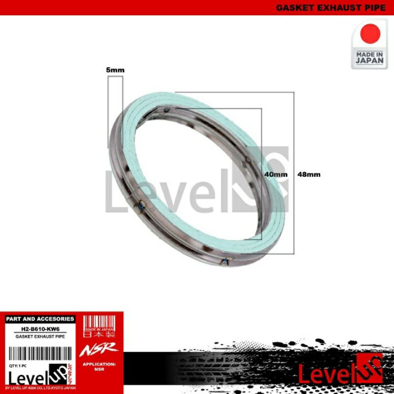 perpak knalpot nsr level up Gasket Exhaust Pipe NSR R Paking Knalpot NSR R Perpak knalpot NSR Gasket