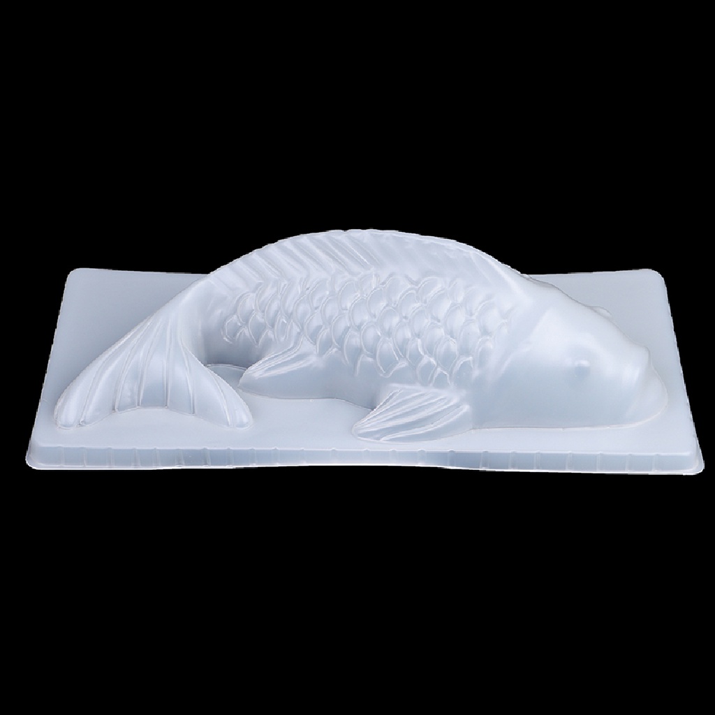 1 Pc Cetakan Kue / Sabun Bentuk Ikan Koi 3D Bahan Silikon