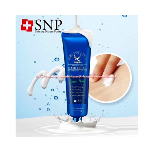 Birds Nest Revital Hand Cream Groom Floral SNP Triple Hand Care 50gr