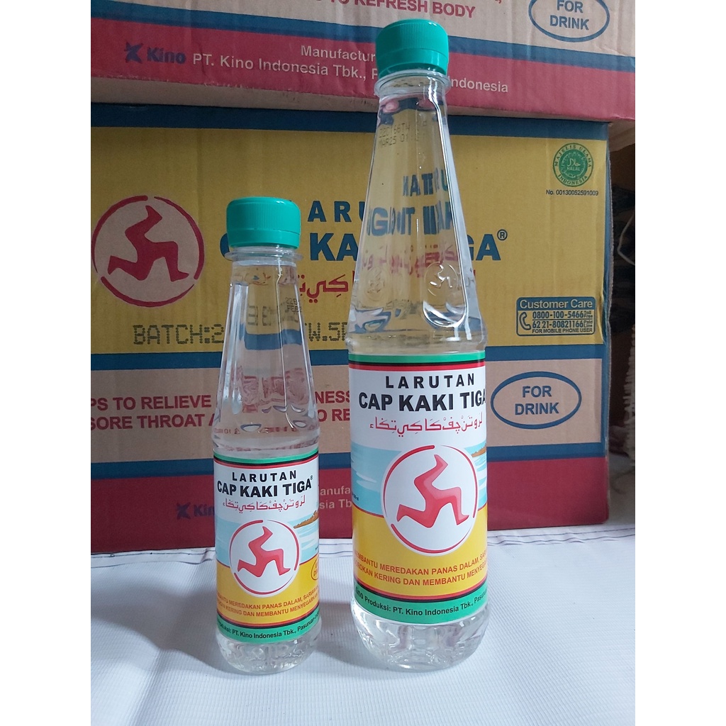 

LARUTAN CAP KAKI TIGA KEMASAN 500ML DAN 200ML