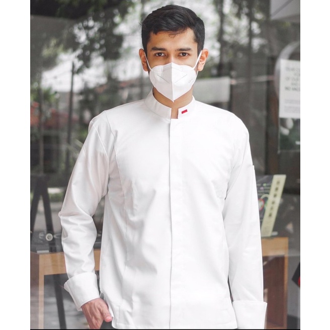 "Indonesia" Style Chef Jacket / Seragam Kitchen / Chef Jacket Aksara