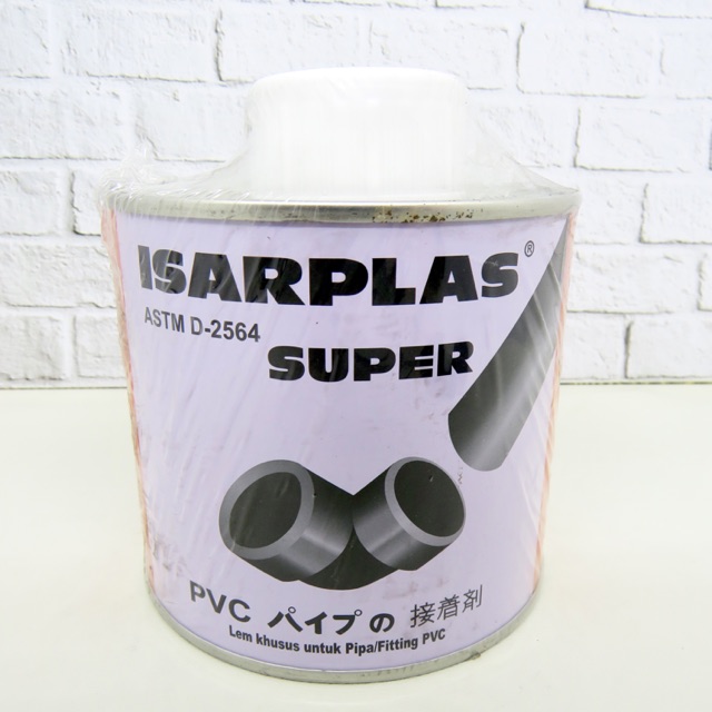 

Lem PVC Isarplas 400gr Lem Pipa Pralon Kaleng dengan Kuas