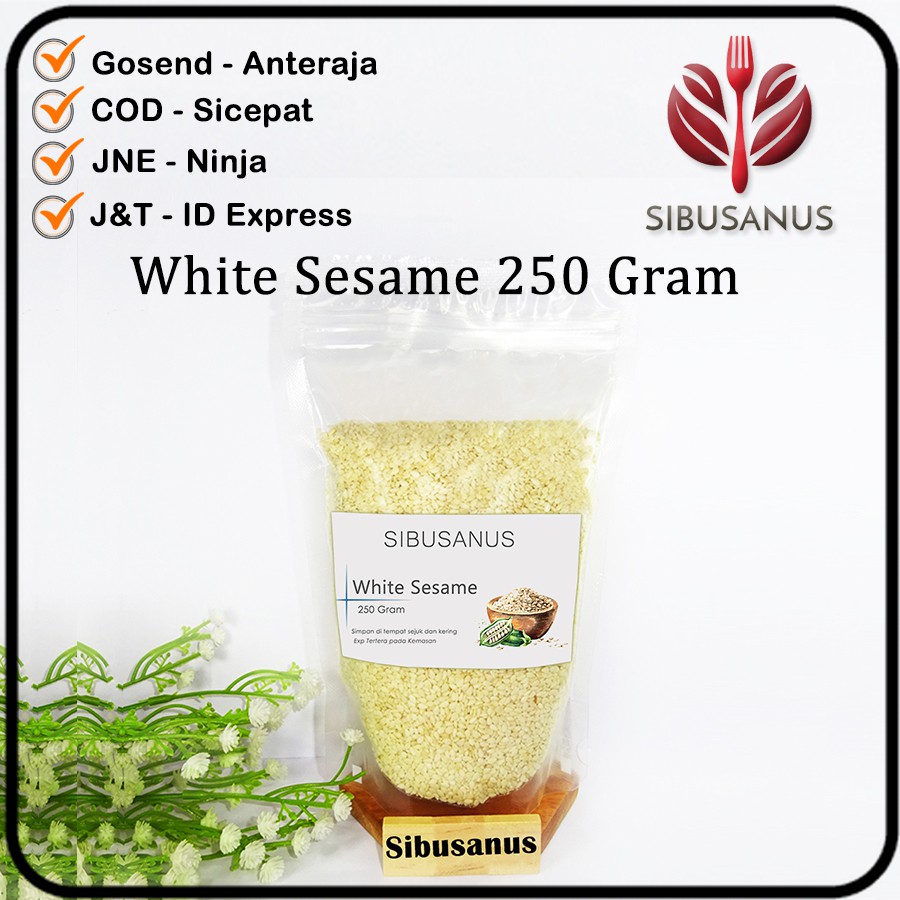 

Biji WIJEN PUTIH Asli 250gr - White Sesame Seed 250 Gram