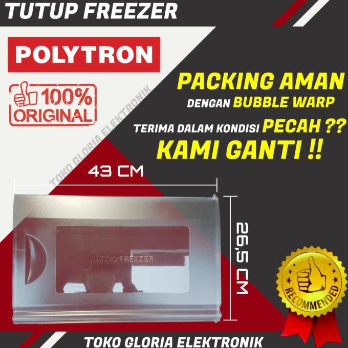 Jumbo Freezer Tutup Freezer Pr 18 Original Kulkas 1 Pintu Polytron - Promo 