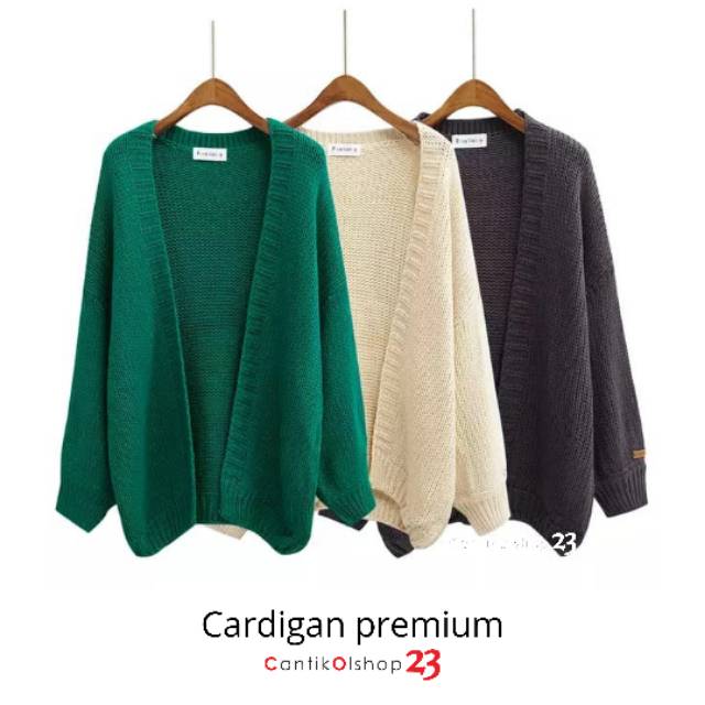 Cardigan Rajut Wanita Panda  Premium Tebal