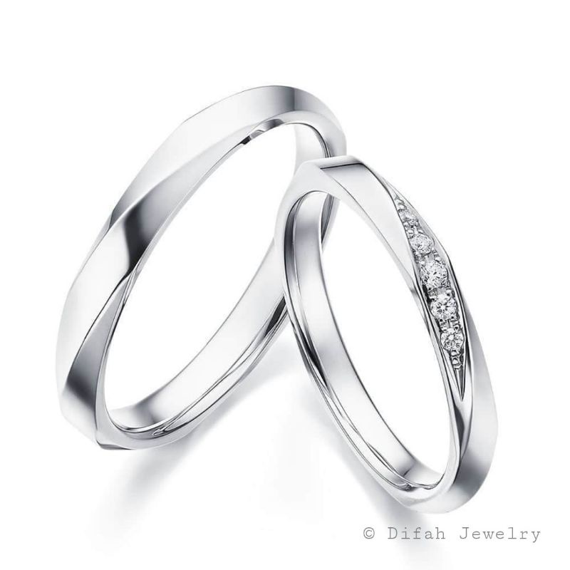 Difah Jewelry - Cincin Tunangan/Nikah (Couple) Original
