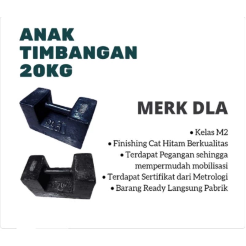 Anak Timbangan Besi / Batu Timbangan / Bandul Timbangan