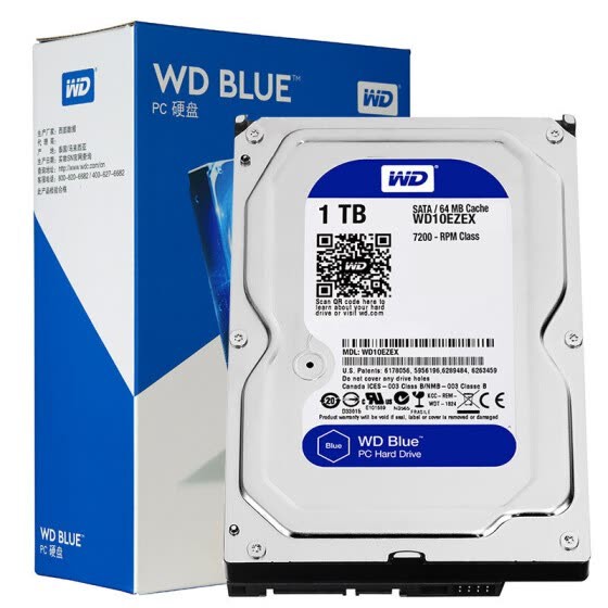 HDD WD 3.5 1TB BLUE RESMI ORIGINAL