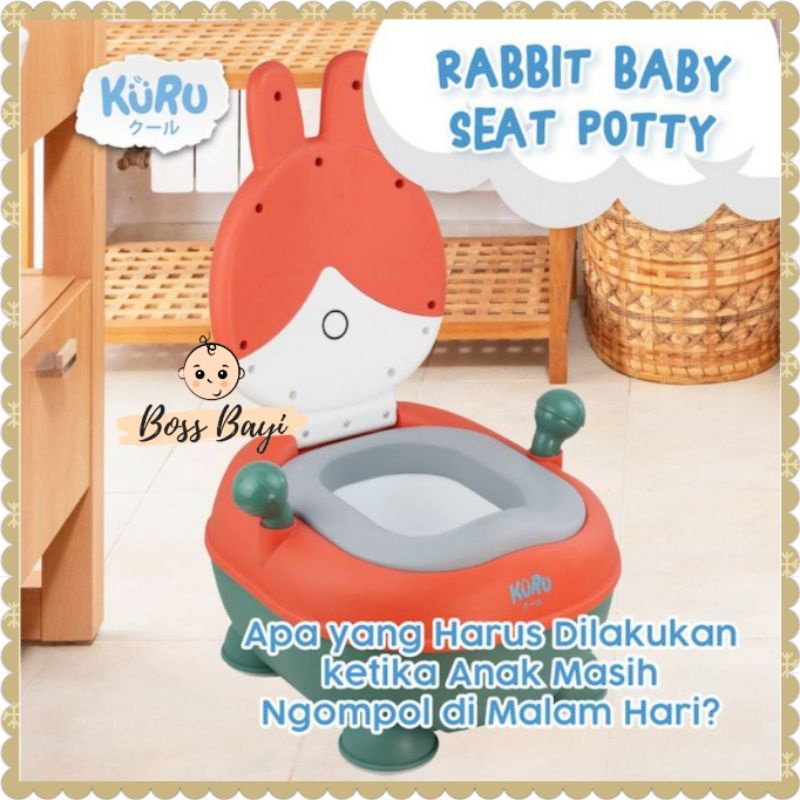 KURU Potty Training Rabbit Series/ Pispot Train Anak Model Kelinci 8921