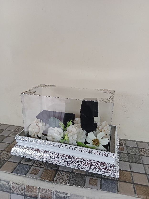 Kotak Cincin Gelang Frame Tutup Mika Untuk Seserahan/ Lamaran Fcg