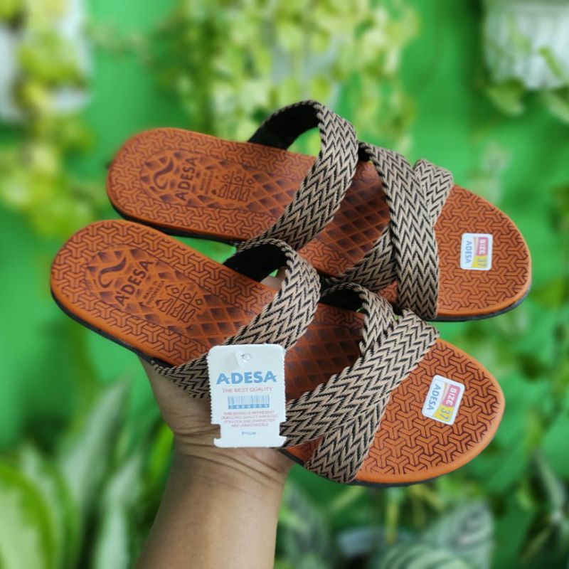 Sandal Rajut Slempang Turki/Sendal Wanita Turki Sandal Teplek Wanita