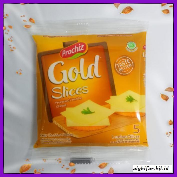 

Ujekujek- Keju Prochiz Gold Slices Isi 5 Lembar/ Keju Slice/ Keju Lembaran -Original.